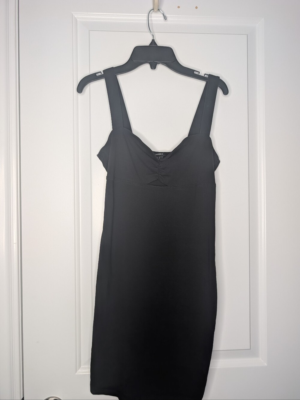Forever 21 Black Mini Dress with Wide Straps